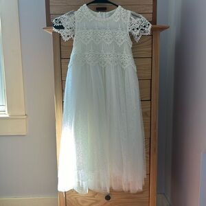 Trish Scully white first communion dress size 7